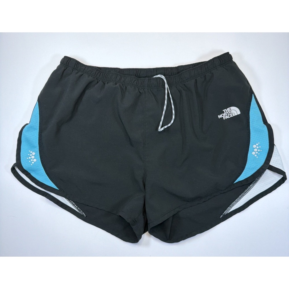 The North Face Flight Series Shorts Womens M Black w Blue Athletic Performance
